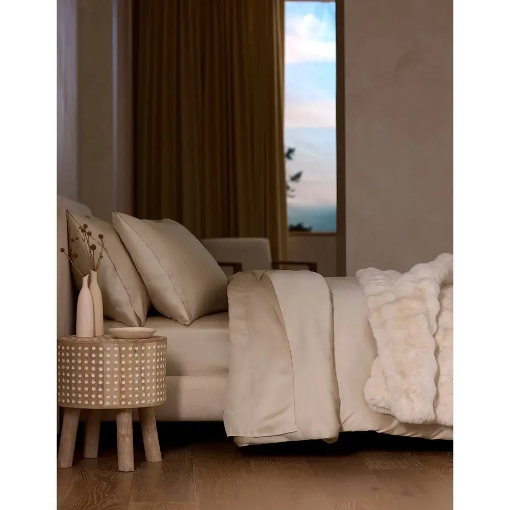 Cozy Earth Bamboo Duvet Cover King Driftwood New in Package